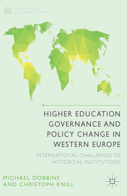 Higher Education Governance and Policy Change in Western Europe main product photo