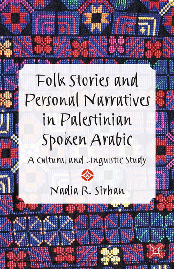 Folk Stories and Personal Narratives in Palestinian Spoken Arabic main product photo