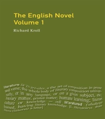 The English Novel, Vol I