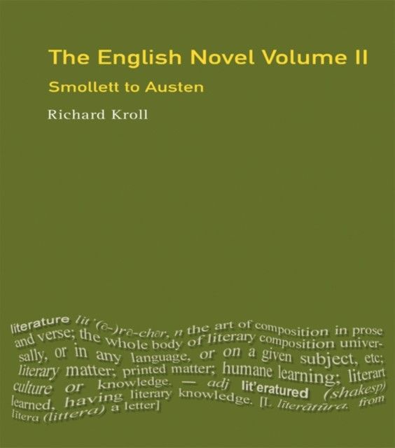 The English Novel, Vol II main product photo