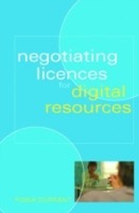 Negotiating Licences for Digital Resources main product photo