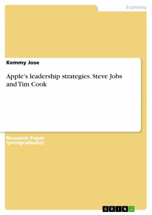 Apple's leadership strategies. Steve Jobs and Tim Cook