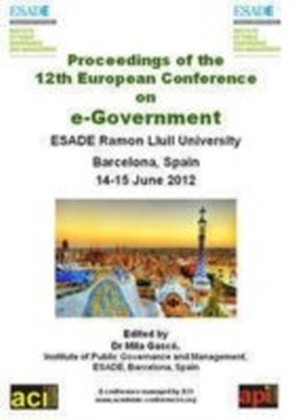 Proceedings of the 12th European Conference on eGovernment