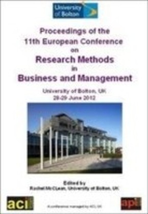Proceedings of the 11th European Conference on Research Methods main product photo