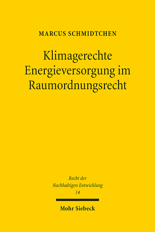 Klimagerechte Energieversorgung im Raumordnungsrecht main product photo