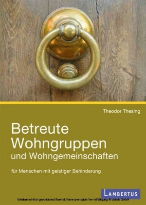 Betreute Wohngruppen und Wohngemeinschaften für Menschen mit geistiger Behinderung