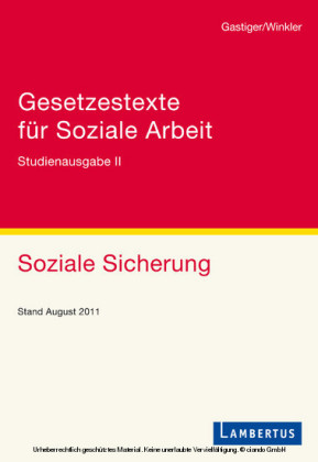 Gesetzestexte für Soziale Arbeit