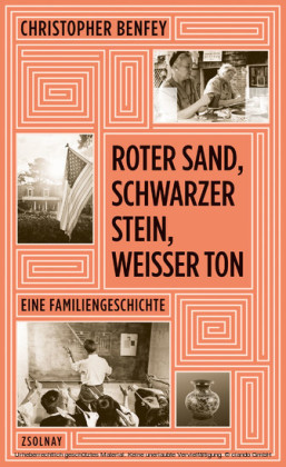 Roter Sand, schwarzer Stein, weißer Ton