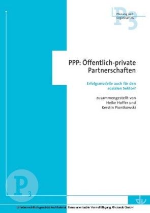 PPP: Öffentlich-private Partnerschaften
