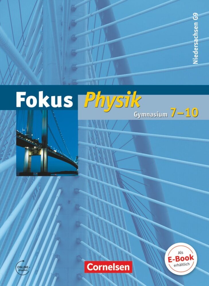 Fokus Physik - Gymnasium Niedersachsen G9 - 7.-10. Schuljahr main product photo