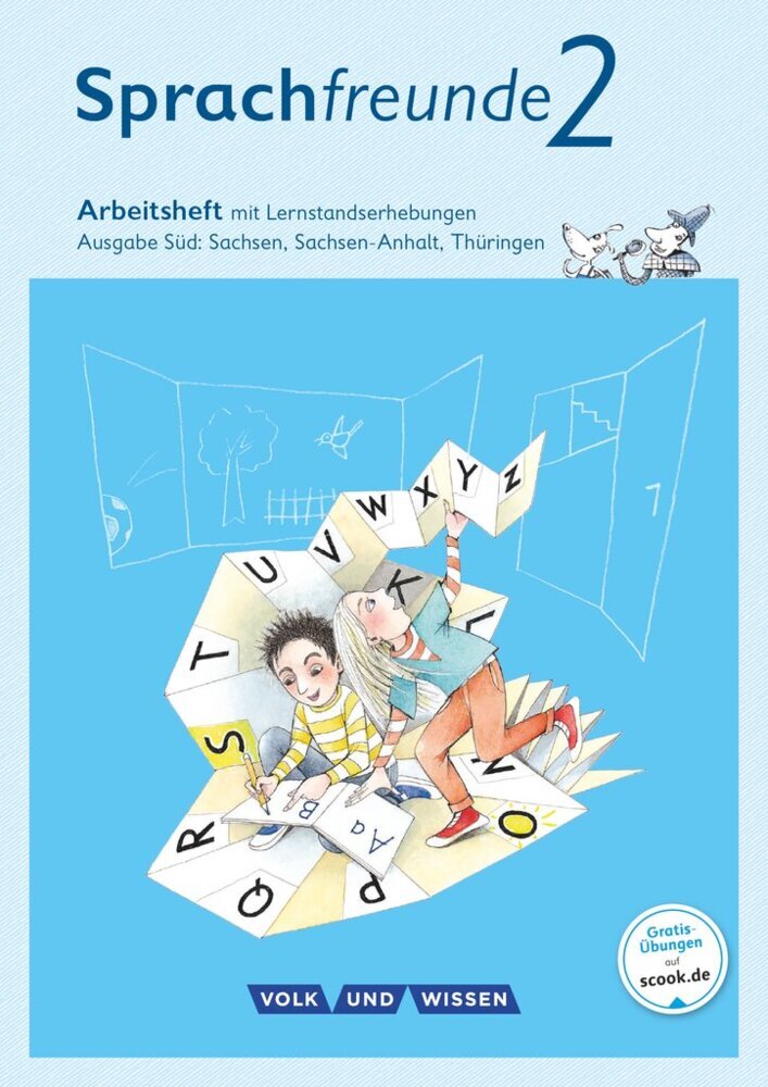 Sprachfreunde - Sprechen - Schreiben - Spielen - Ausgabe Süd (Sachsen, Sachsen-Anhalt, Thüringen) - Neubearbeitung 2015 - 2. Schuljahr main product photo