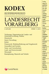 Kodex Landesrecht Vorarlberg 2014/15