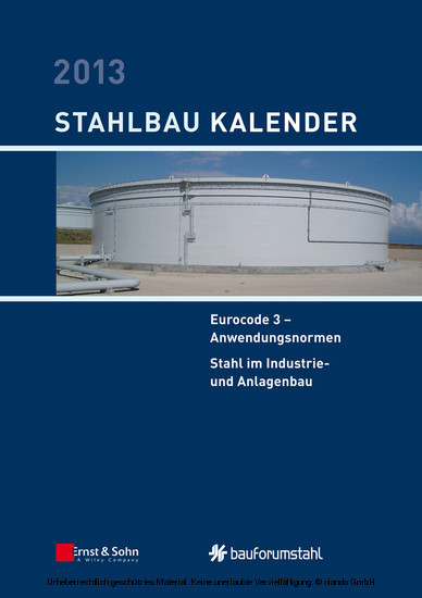 Stahlbau-Kalender 2013 main product photo