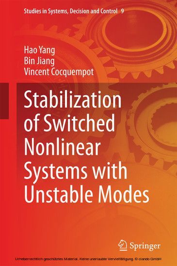 Stabilization of Switched Nonlinear Systems with Unstable Modes main product photo