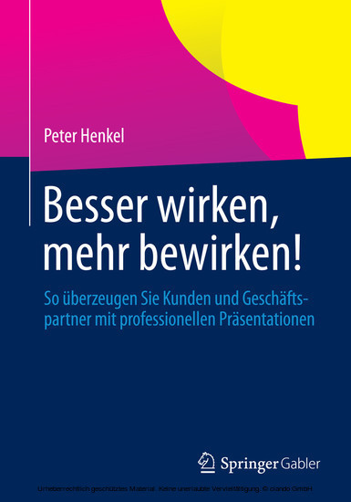 Besser wirken, mehr bewirken! main product photo