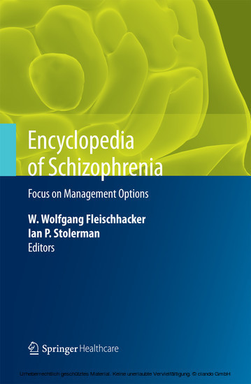 Encyclopedia of Schizophrenia main product photo