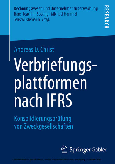 Verbriefungsplattformen nach IFRS main product photo