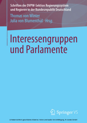 Interessengruppen und Parlamente
