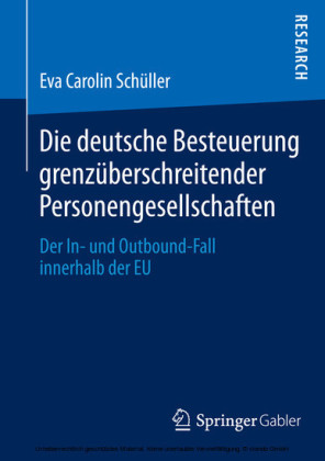 Die deutsche Besteuerung grenzüberschreitender Personengesellschaften