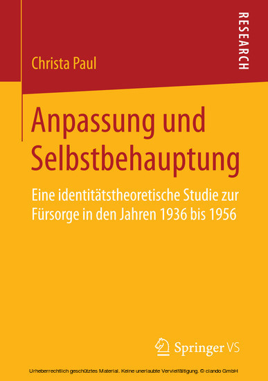 Anpassung und Selbstbehauptung main product photo