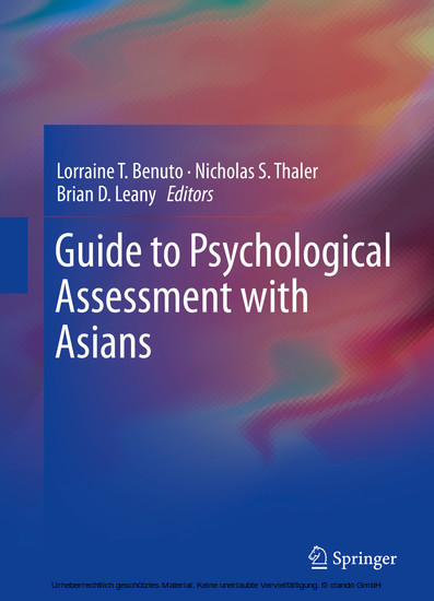 Guide to Psychological Assessment with Asians main product photo