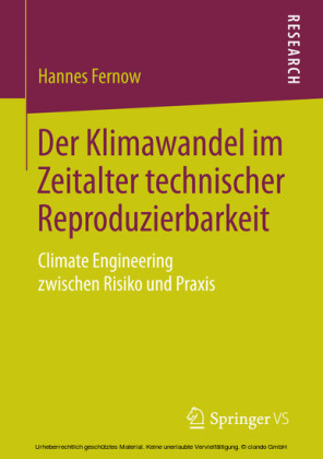 Der Klimawandel im Zeitalter technischer Reproduzierbarkeit
