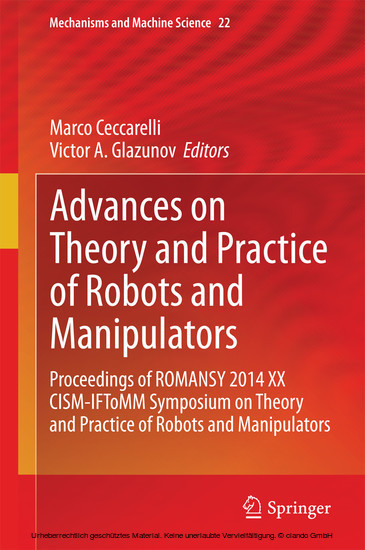 Advances on Theory and Practice of Robots and Manipulators main product photo