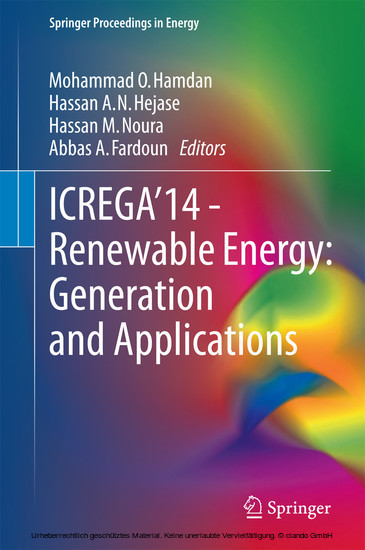 ICREGA'14 - Renewable Energy: Generation and Applications main product photo