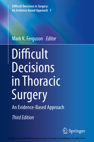 Difficult Decisions in Thoracic Surgery main product photo