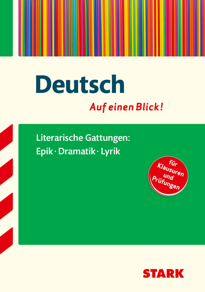 STARK Deutsch - Auf einen Blick! Gymnasium - Gattungen: Epik, Dramatik und Lyrik main product photo