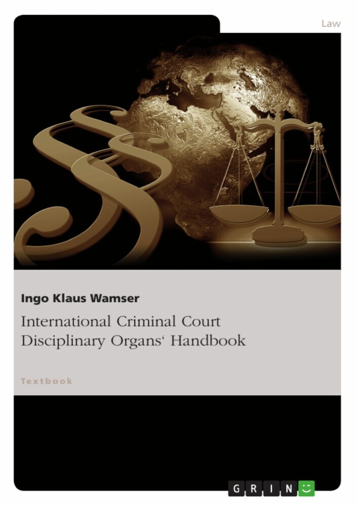 International Criminal Court Disciplinary Organs' Handbook main product photo