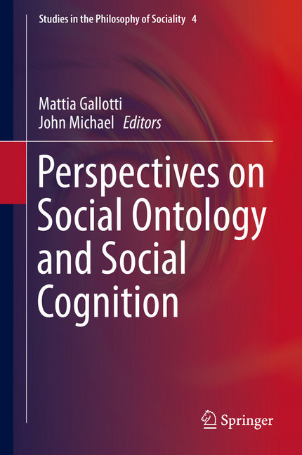 Perspectives on Social Ontology and Social Cognition main product photo