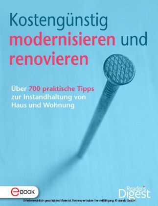 Kostengünstig modernisieren und renovieren