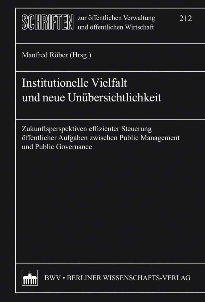 Institutionelle Vielfalt und neue Übersichtlichkeit main product photo