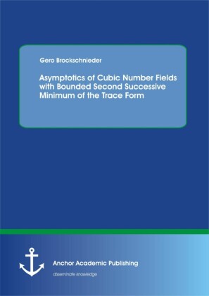 Asymptotics of Cubic Number Fields with Bounded Second Successive Minimum of the Trace Form