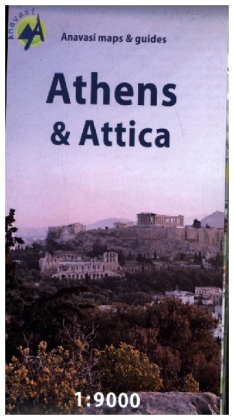 Anavasi City Map Athens, Attica