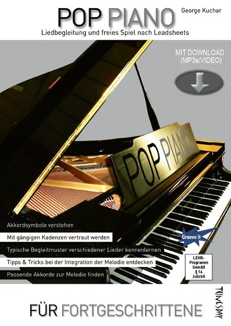 Pop Piano - Liedbegleitung und freies Spiel nach Leadsheets, m. CD-Plus main product photo