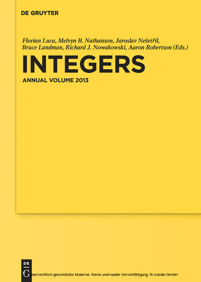 Integers main product photo