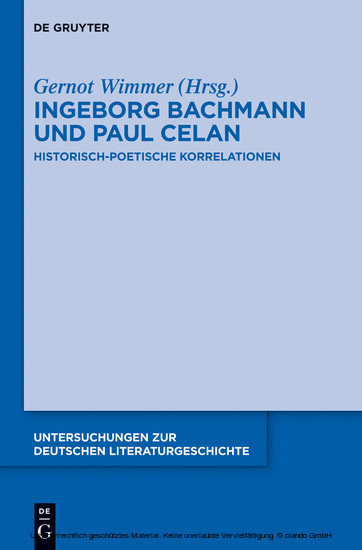 Ingeborg Bachmann und Paul Celan main product photo