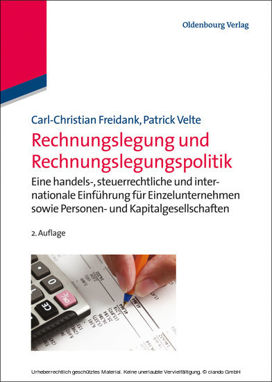 Rechnungslegung und Rechnungslegungspolitik main product photo