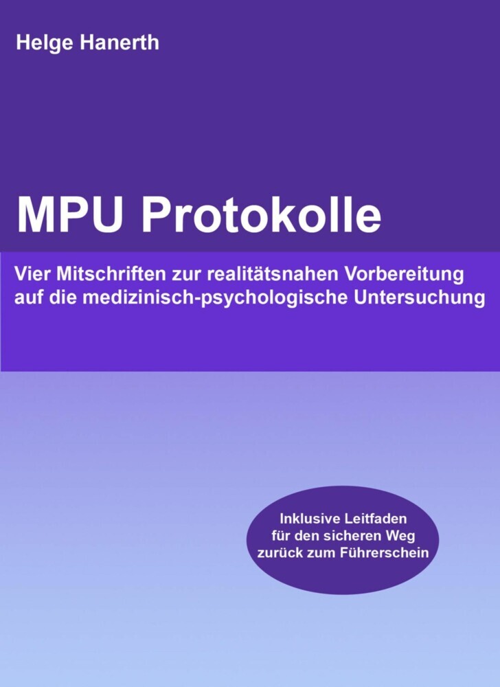 MPU Protokolle main product photo