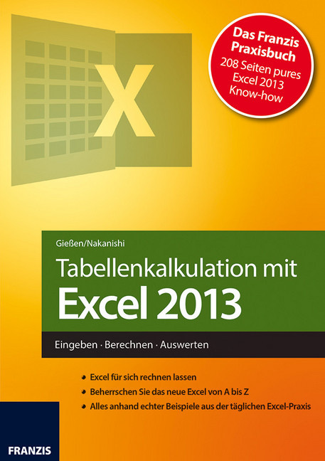 Tabellenkalkulation mit Excel 2013 main product photo