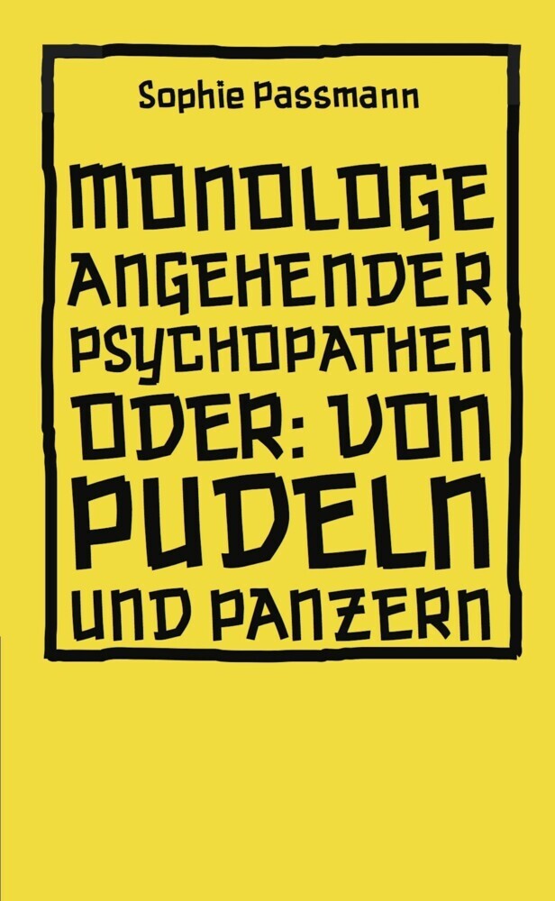Monologe angehender Psychopathen main product photo
