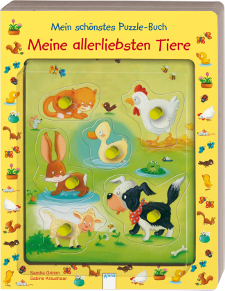 Mein schönstes Puzzle-Buch - Meine allerliebsten Tiere