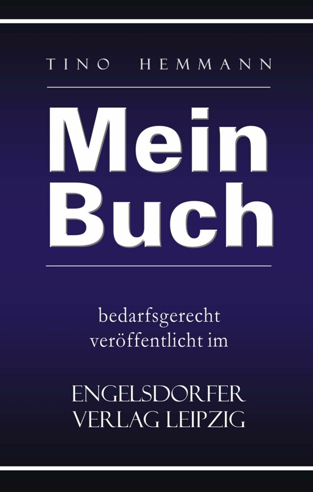 Mein Buch bedarfsgerecht veröffentlicht im Engelsdorfer Verlag main product photo