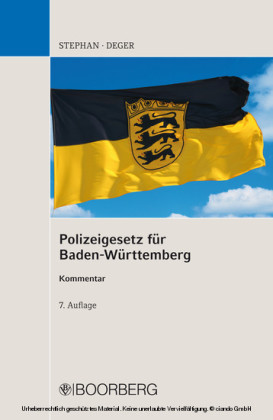 Polizeigesetz für Baden-Württemberg