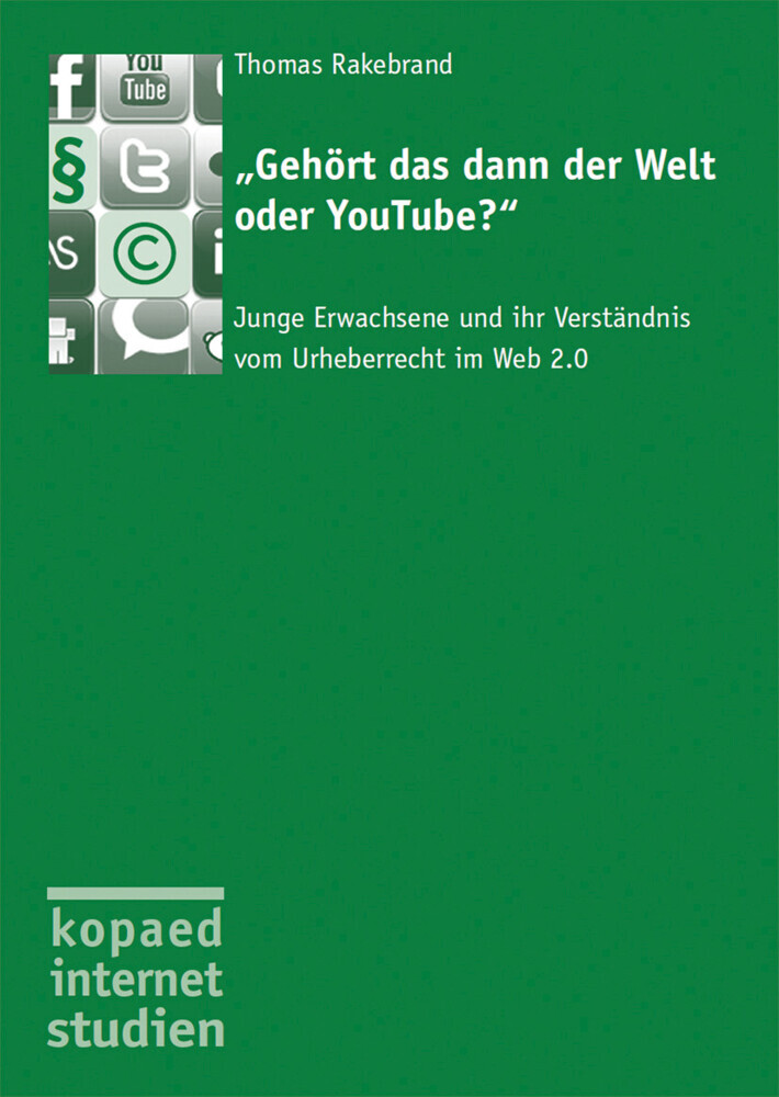 'Gehört das dann der Welt oder YouTube?' main product photo