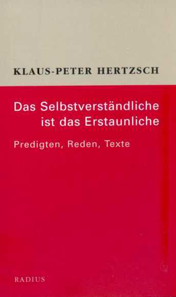 Das Selbstverständliche ist das Erstaunliche main product photo