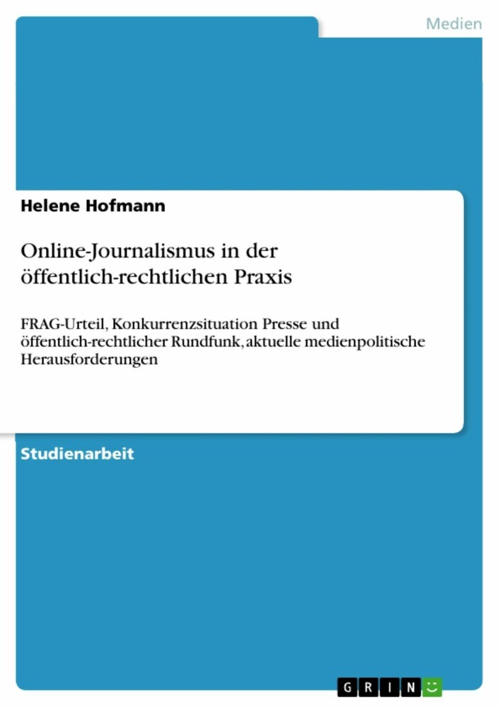 Online-Journalismus in der öffentlich-rechtlichen Praxis main product photo