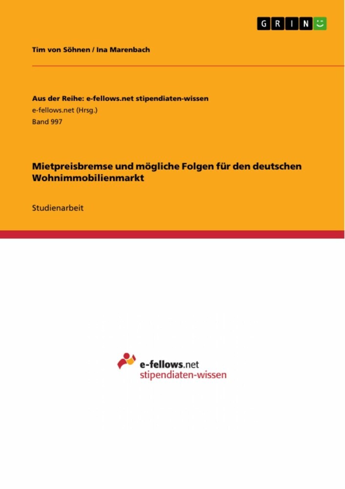 Mietpreisbremse und mögliche Folgen für den deutschen Wohnimmobilienmarkt main product photo
